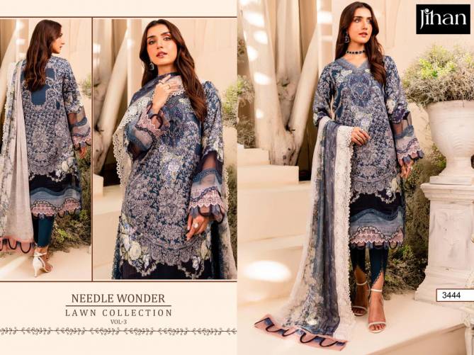 Needle Wonder Vol 3 By Jihan Cotton Pakistani Suits Wholesale Shop In Surat
